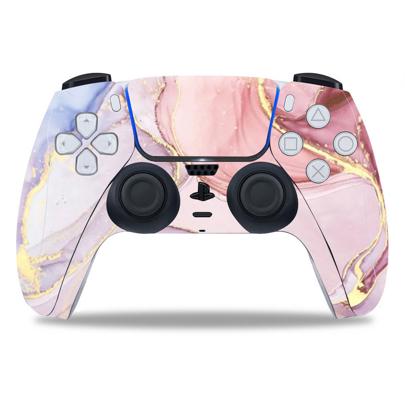 Marbel design PS5 Controller Skin Matrica PS5 Gamepad Joystick skinekhez PS5 Controllerekhez Vezérlő pvc matrica