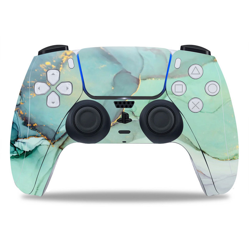 Marbel design PS5 Controller Skin Matrica PS5 Gamepad Joystick skinekhez PS5 Controllerekhez Vezérlő pvc matrica