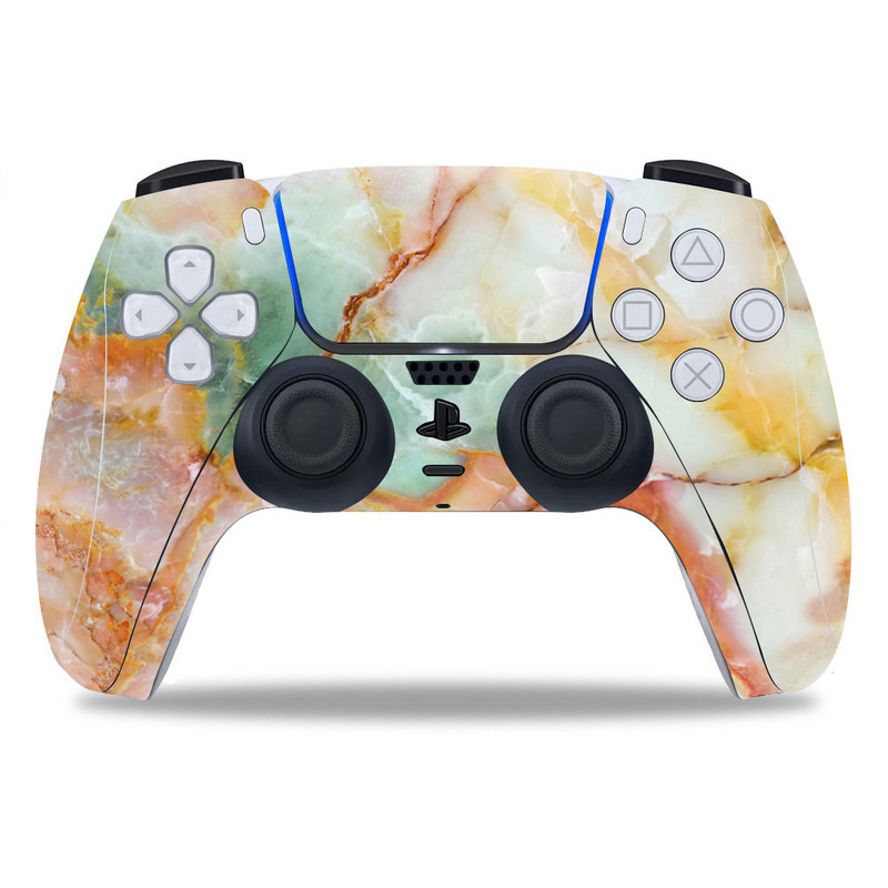 Marbel design PS5 Controller Skin Matrica PS5 Gamepad Joystick skinekhez PS5 Controllerekhez Vezérlő pvc matrica