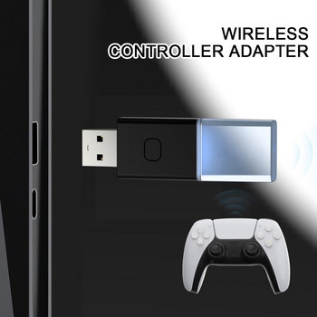 Безжичен игрови контролер приемник за Nintendo Switch USB приемник за PS4/5 Bluetooth 5.0 контролер адаптер за Xbox One D4X3