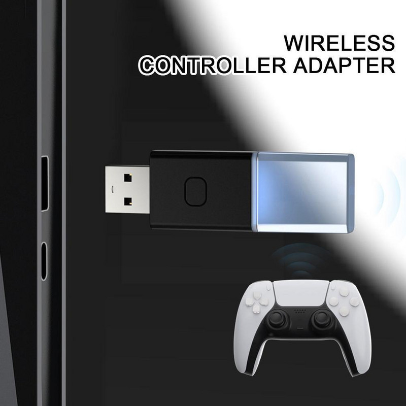 Bezvadu spēļu kontroliera uztvērējs Nintendo Switch USB uztvērējam PS4/5 Bluetooth 5.0 kontroliera adapteris Xbox One D4X3