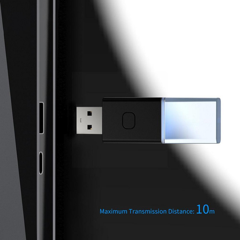 Bezvadu spēļu kontroliera uztvērējs Nintendo Switch USB uztvērējam PS4/5 Bluetooth 5.0 kontroliera adapteris Xbox One D4X3