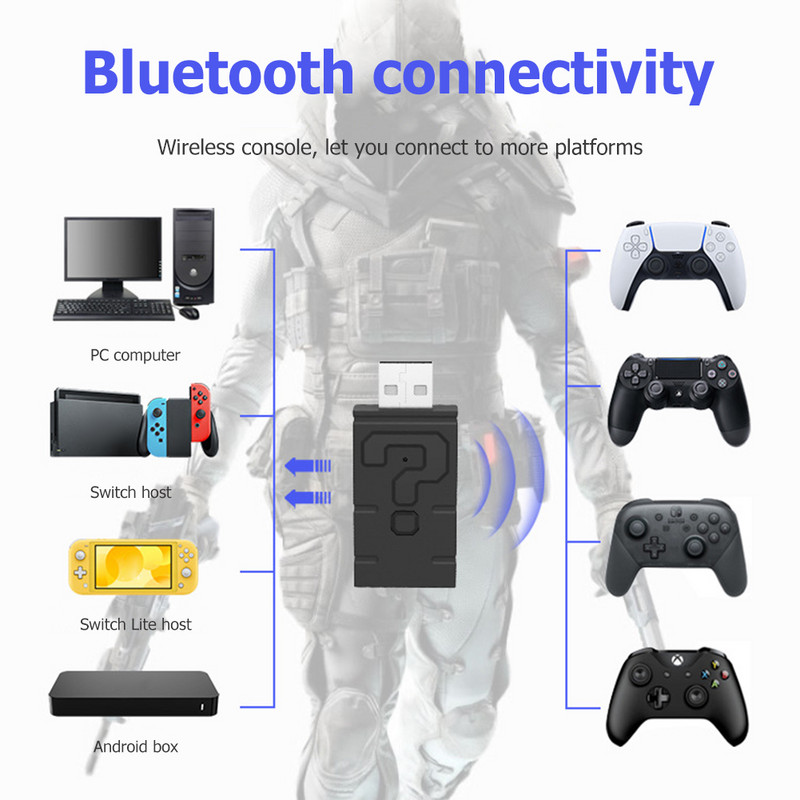 Spēļu kontrolieris tastatūras peles pārveidotājs Bluetooth adapteris spēļu piederumi PS4 Ones SW spēļu paneļa savienotājam Beloader