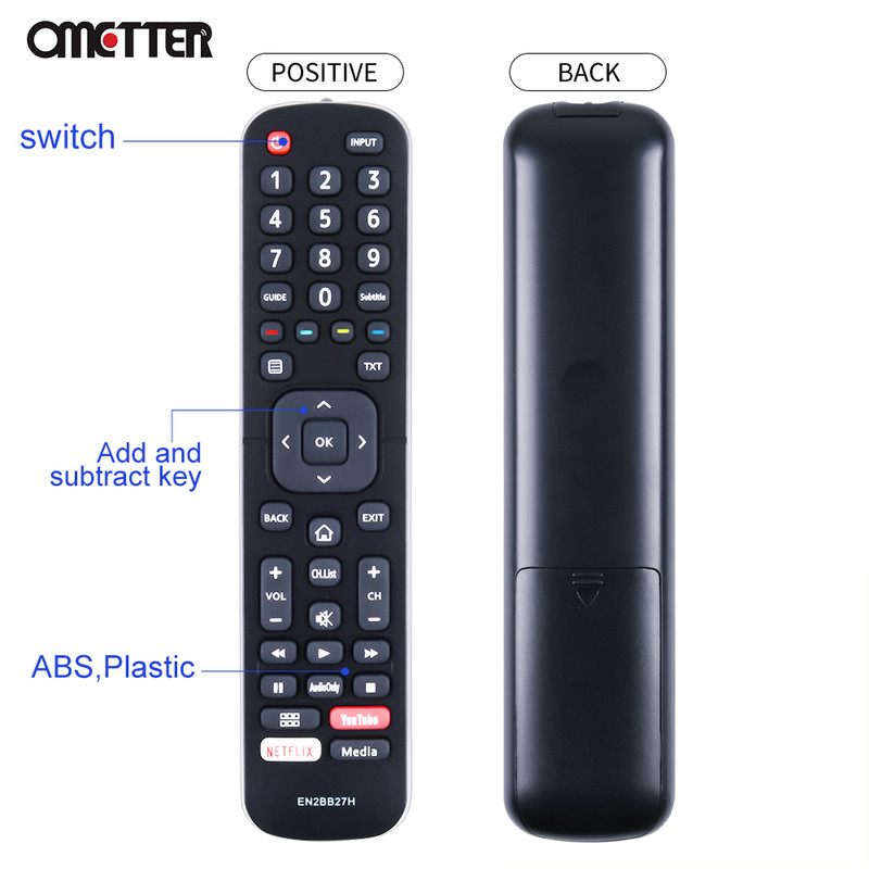 Hisense en2b27 kaugjuhtimispuldi LED-nutiteleri jaoks EN2BB27 EN2BB27HB EN2BJ27H EN2BB27H EN2H27