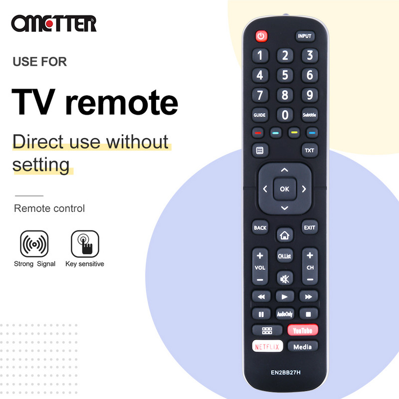 Hisense en2b27 kaugjuhtimispuldi LED-nutiteleri jaoks EN2BB27 EN2BB27HB EN2BJ27H EN2BB27H EN2H27