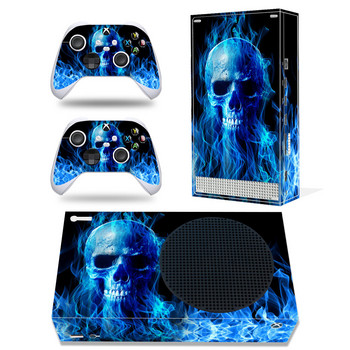 GAMEGENIXX Skin Sticker Skull Vinyl Decal Cover Full Set για κονσόλα Xbox Series S και 2 χειριστήρια