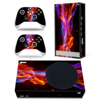GAMEGENIXX Autocolant de piele Skull Vinyl Decal Cover Set complet pentru consola Xbox Series S și 2 controlere