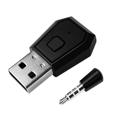 Bluetooth 4.0 saderīgs austiņu adapteris PS4 Gamepad bezvadu brīvroku raidītāja adapteris PS4 spēļu kontrolierim K9K0