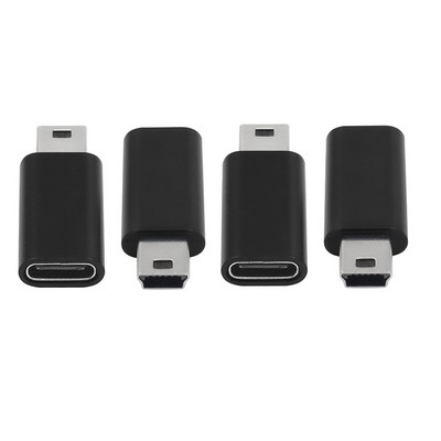 USB C į Mini USB 2.0 Adapteris Type C Motele į Mini USB Vyriškas konvertavimo adapteris Gopro MP3 grotuvams Dash Cam
