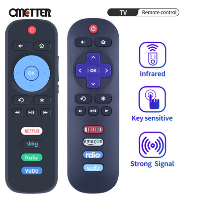 RC280 kaugjuhtimispult TCL Roku Smart LED-teleri jaoks Netflixi, Hulu, DirecTV jaoks Vudu Key 55UP120 32S4610R 50FS3750 32FS3700