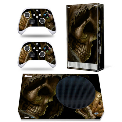 Za Xbox Series S Lubanja PVC koža Vinil naljepnica Decal Cover Console DualSense kontroleri Zaštitna naljepnica otporna na prašinu