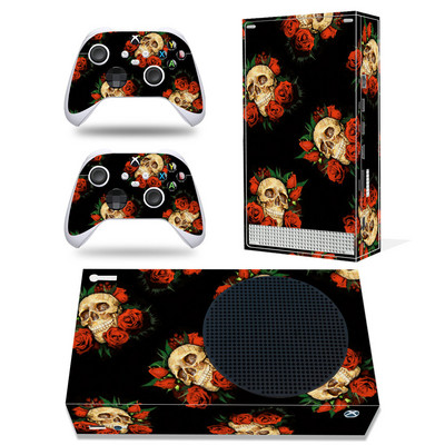 Za Xbox Series S Lubanja PVC koža Vinil naljepnica Decal Cover Console DualSense kontroleri Zaštitna naljepnica otporna na prašinu