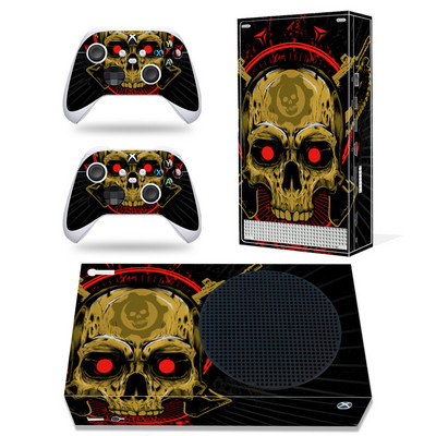 Za Xbox Series S Lubanja PVC koža Vinil naljepnica Decal Cover Console DualSense kontroleri Zaštitna naljepnica otporna na prašinu