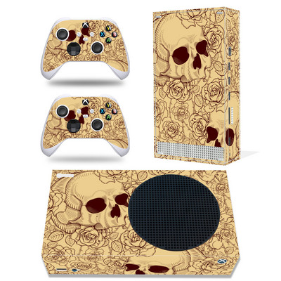 Za Xbox Series S Lubanja PVC koža Vinil naljepnica Decal Cover Console DualSense kontroleri Zaštitna naljepnica otporna na prašinu