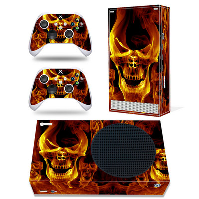 Za Xbox Series S Lubanja PVC koža Vinil naljepnica Decal Cover Console DualSense kontroleri Zaštitna naljepnica otporna na prašinu