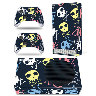 Za Xbox Series S Lubanja PVC koža Vinil naljepnica Decal Cover Console DualSense kontroleri Zaštitna naljepnica otporna na prašinu