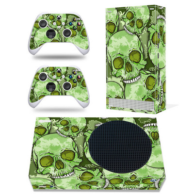 Za Xbox Series S Lubanja PVC koža Vinil naljepnica Decal Cover Console DualSense kontroleri Zaštitna naljepnica otporna na prašinu