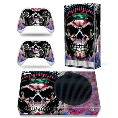 Za Xbox Series S Lubanja PVC koža Vinil naljepnica Decal Cover Console DualSense kontroleri Zaštitna naljepnica otporna na prašinu