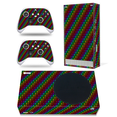 Za Xbox Series S Lubanja PVC koža Vinil naljepnica Decal Cover Console DualSense kontroleri Zaštitna naljepnica otporna na prašinu