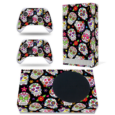 Za Xbox Series S Lubanja PVC koža Vinil naljepnica Decal Cover Console DualSense kontroleri Zaštitna naljepnica otporna na prašinu