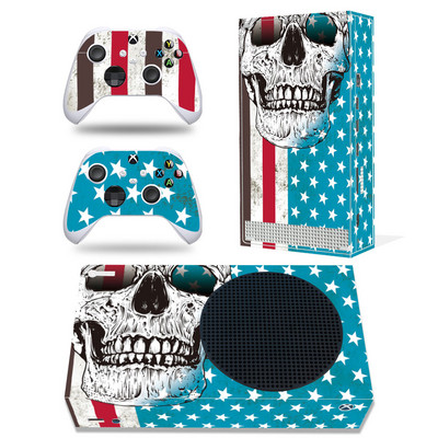 Za Xbox Series S Lubanja PVC koža Vinil naljepnica Decal Cover Console DualSense kontroleri Zaštitna naljepnica otporna na prašinu