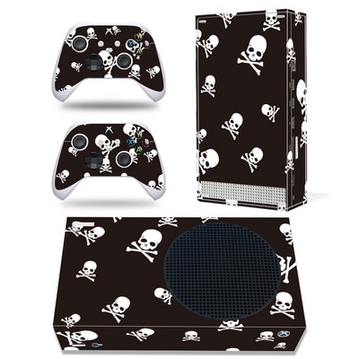 Za Xbox Series S Lubanja PVC koža Vinil naljepnica Decal Cover Console DualSense kontroleri Zaštitna naljepnica otporna na prašinu
