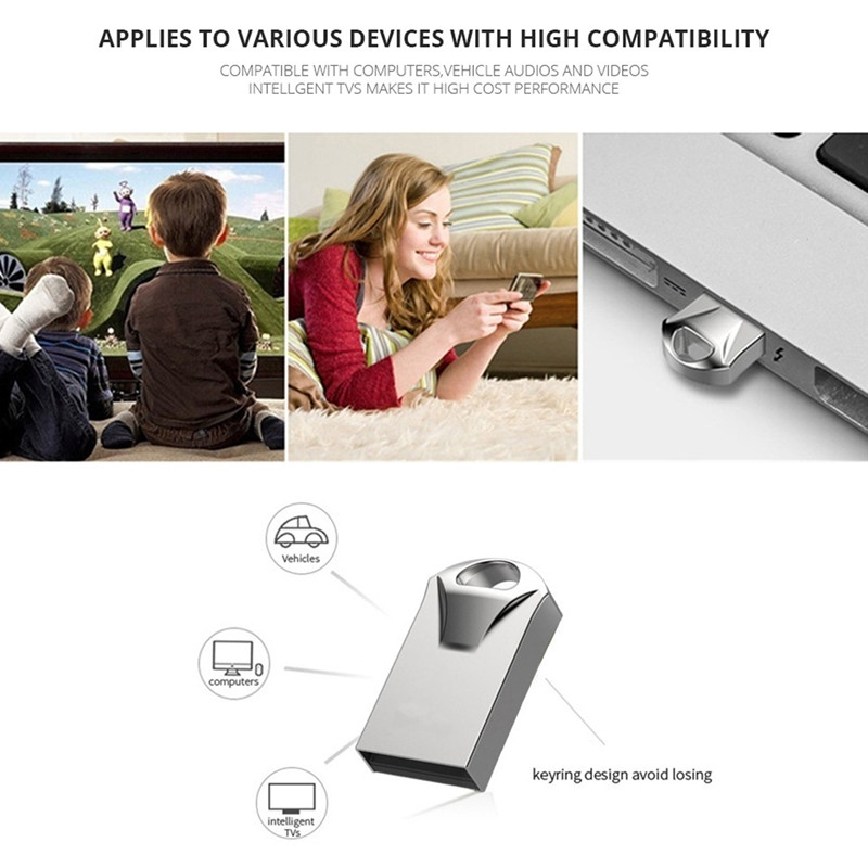 USB2.0 zibatmiņas disks 64 GB Memory Stick Mini USB disks USB ūdensizturīgs pildspalvas disks ārējā atmiņas atmiņa