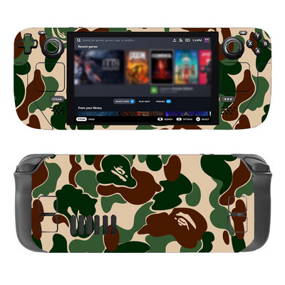 Tvaika klājam Amuflāžas raksta PVC āda Vinila uzlīmes uzlīmes vāciņš, putekļu necaurlaidīgs aizsargs