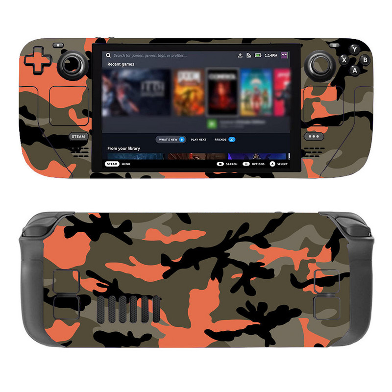 Tvaika klājam Amuflāžas raksta PVC āda Vinila uzlīmes uzlīmes vāciņš, putekļu necaurlaidīgs aizsargs