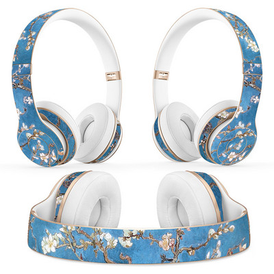 Autocolant pentru căști cu design floral pentru Beats Solo 2 solo 3 Autocolant pentru căști wireless pentru solo2 solo3 Autocolant de vinil