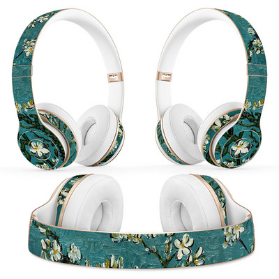 Autocolant pentru căști cu design floral pentru Beats Solo 2 solo 3 Autocolant pentru căști wireless pentru solo2 solo3 Autocolant de vinil