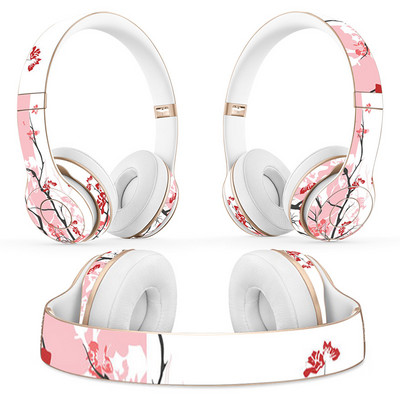 Autocolant pentru căști cu design floral pentru Beats Solo 2 solo 3 Autocolant pentru căști wireless pentru solo2 solo3 Autocolant de vinil
