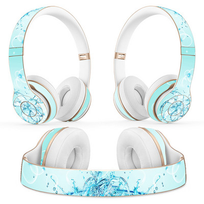 Autocolant pentru căști cu design floral pentru Beats Solo 2 solo 3 Autocolant pentru căști wireless pentru solo2 solo3 Autocolant de vinil