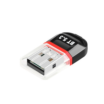 USB Bluetooth-съвместим 5.3 адаптер безжичен предавател приемник за съвместими-bluetooth 2.0/3.0/4.0/5.0-/5.1 устройства