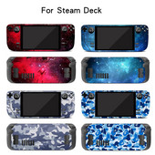 Autocolant piele de vinil pentru consolă Steam Deck Set complet Husă de ambalare cu decal de protecție pentru accesorii Steam Deck Autocolante premium