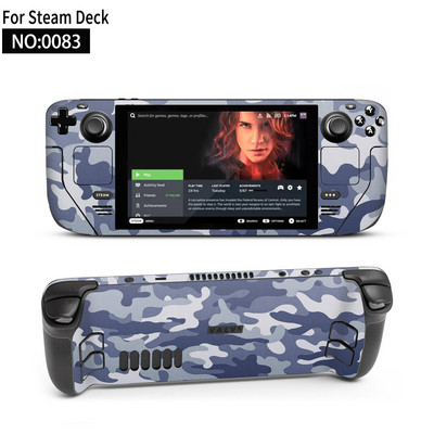 Autocolant piele de vinil pentru consolă Steam Deck Set complet Husă de ambalare cu decal de protecție pentru accesorii Steam Deck Autocolante premium