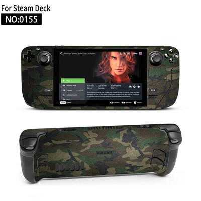 Autocolant piele de vinil pentru consolă Steam Deck Set complet Husă de ambalare cu decal de protecție pentru accesorii Steam Deck Autocolante premium
