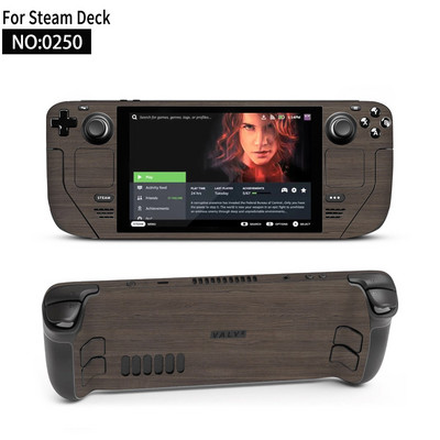 Autocolant piele de vinil pentru consolă Steam Deck Set complet Husă de ambalare cu decal de protecție pentru accesorii Steam Deck Autocolante premium