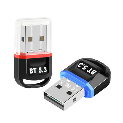 Съвместим с Bluetooth адаптер Безжичен донгъл USB приемник за настолен компютър Лаптоп Безжична мишка Слушалки