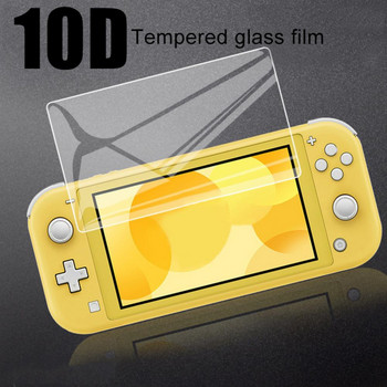 Προστατευτικό κάλυμμα οθόνης με διαφανές 10D 9H σκληρυμένο γυαλί για Nintendo Switch Lite
