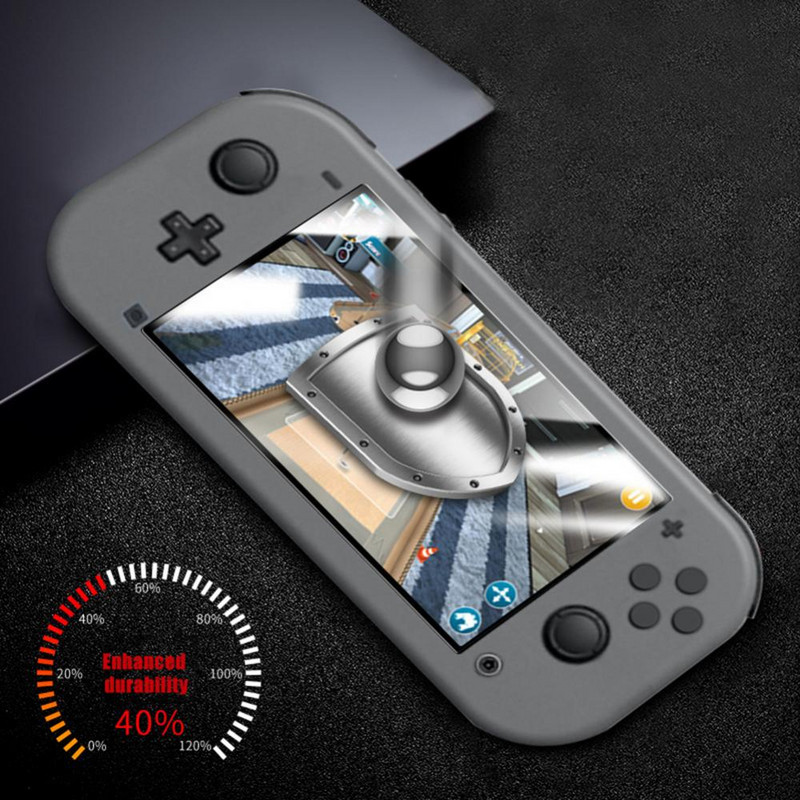Mini skaidrus skaidrus 10D 9H grūdinto stiklo ekrano apsauginė plėvelė, skirta Nintendo Switch Lite