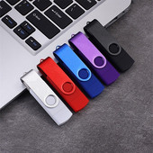 2TB метални USB 3.0 флаш устройства Високоскоростно флеш устройство 1TB USB устройство преносим SSD 2TB памет USB флаш диск TYPE-C адаптер 2023