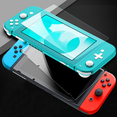Edzett üveg védőfólia átlátszó teljes képernyővédő védőburkolat Nintend Switch Oled NS Lite védőburkolathoz
