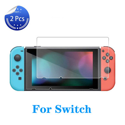 Edzett üveg védőfólia átlátszó teljes képernyővédő védőburkolat Nintend Switch Oled NS Lite védőburkolathoz