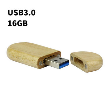 Безплатна доставка Високоскоростен 16gb Usb3.0 Flash Storage Drive в стил дърво Памет U-диск Потребителска електроника Смарт аксесоари Ново
