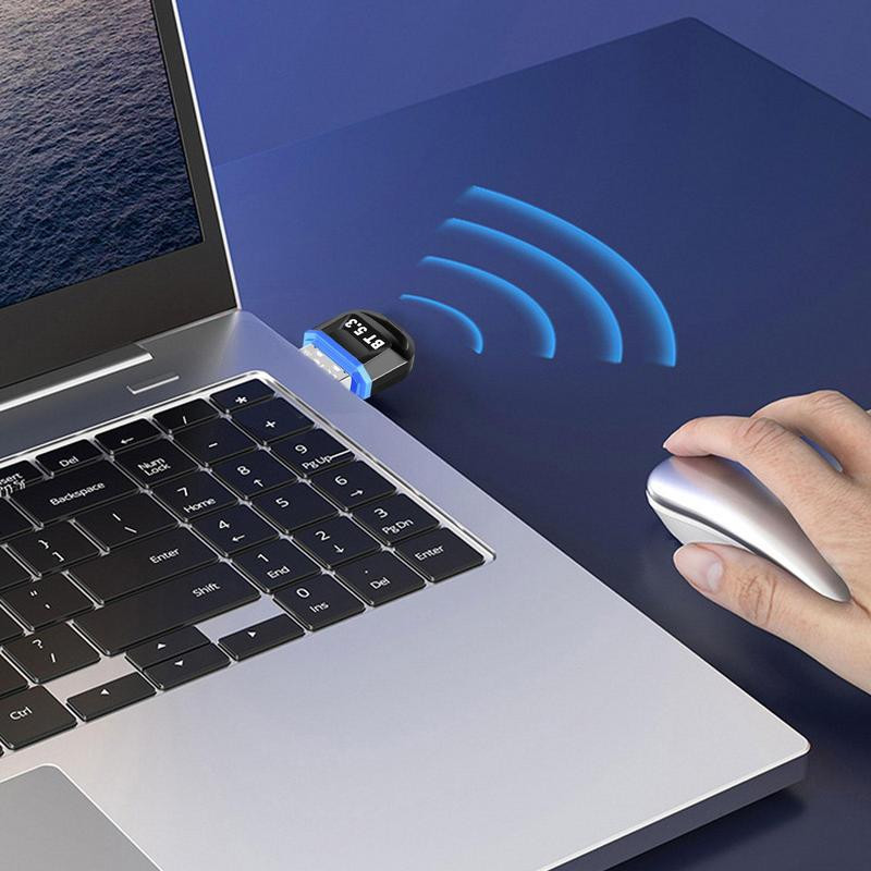 USB Blue Tooth adapteris 5.0 Uzticams BT604 adapteris datora bezvadu Blue Tooth raidītājs USB Blue Tooth raidītājs 2,4 GHz