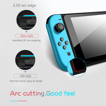 Data Frog 2Pcs Glass Screen Protector High Hardness Full 9H Compatible-Nintendo Switch Anti-scratch NS Console Accessories 2022