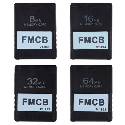 FMCB v1.953 memóriakártya PS2 Playstation 2-höz Ingyenes McBoot kártya 8MB 16MB 32MB 64MB OPL MC Boot programkártya