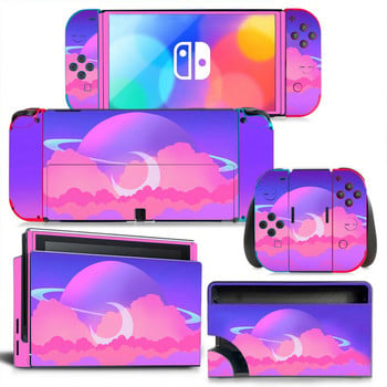 Switch Oled Skin Αυτοκόλλητο Κάλυμμα Decal για Switch Oled Console Dock Joy Con Wrap Full Wrap Skin NS OLED Viny