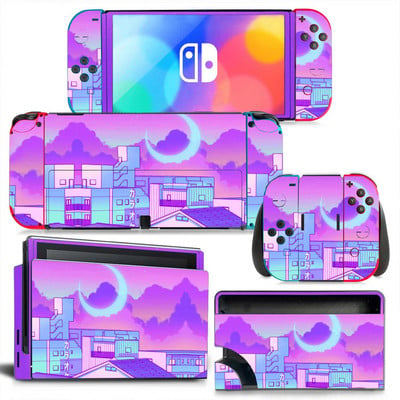 Switch Oled Skin Sticker Decal Cover for Switch Oled Console Dock Joy Con Wrap Full Wrap Skin NS OLED Viny